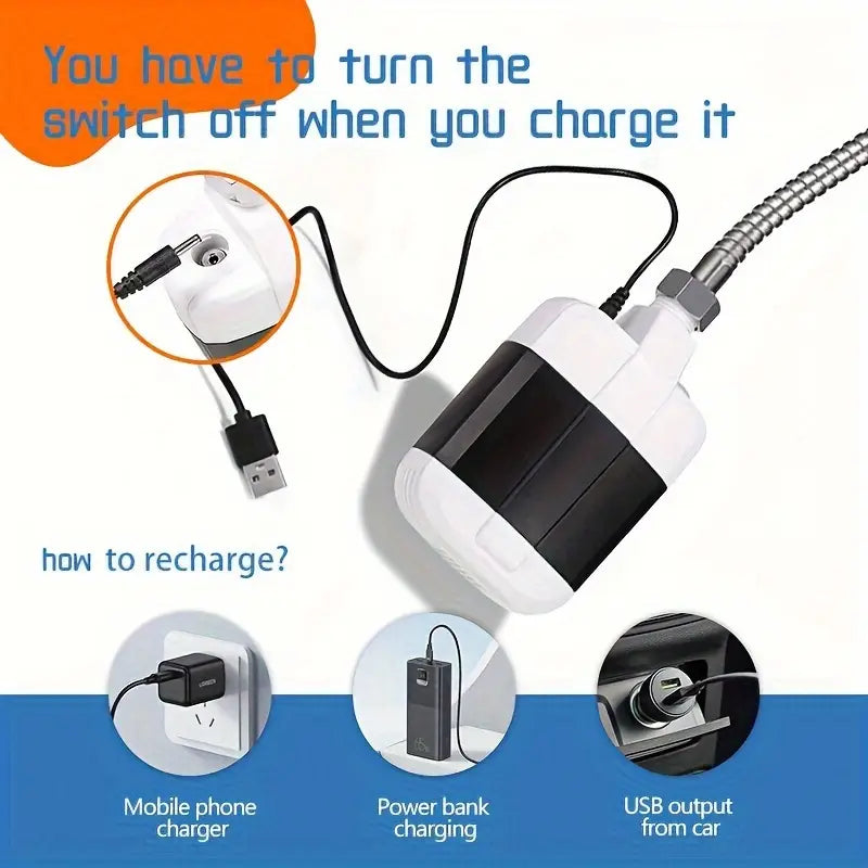 Regadera Portátil Recargable