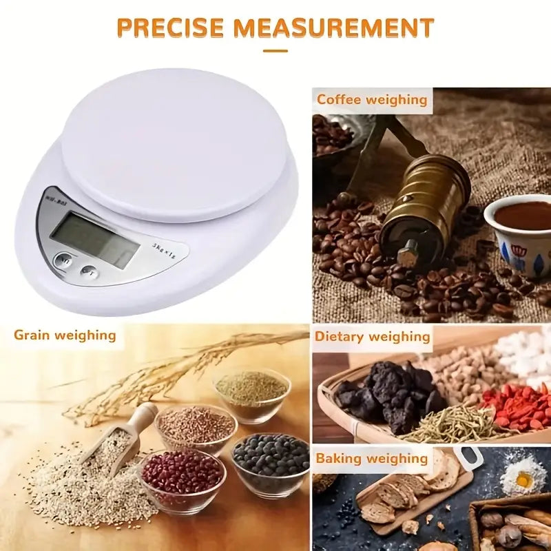 Gramera digital con recipiente