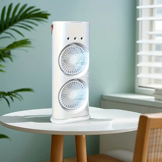 Ventilador de Pulverización Doble de Torre con Humidificador