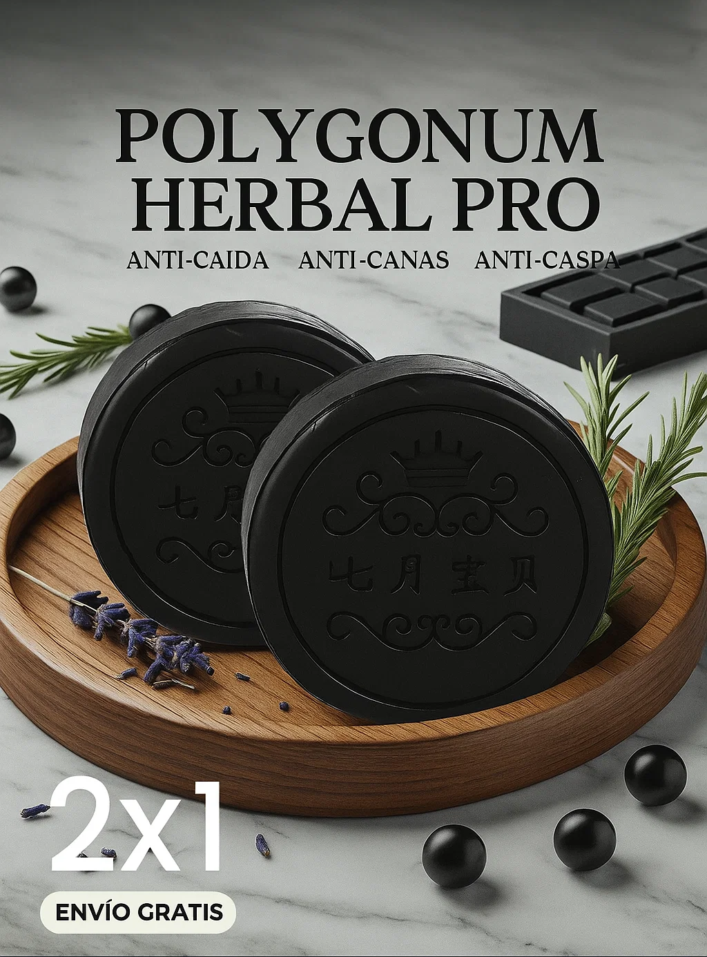 Polygonum Herbal Pro   Set Anticaída Capilar x2