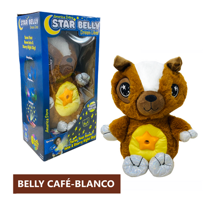 🌟🧸 Peluche Proyector Estelar Oso Café – ¡Luces Nocturnas Mágicas! 🧸🌟
