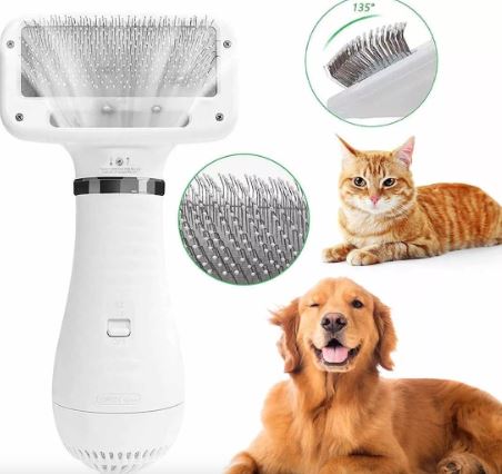 Cepillo Secador Rascador para Mascotas - ¡El Cuidado Perfecto para tu Mejor Amigo! 🐾💨