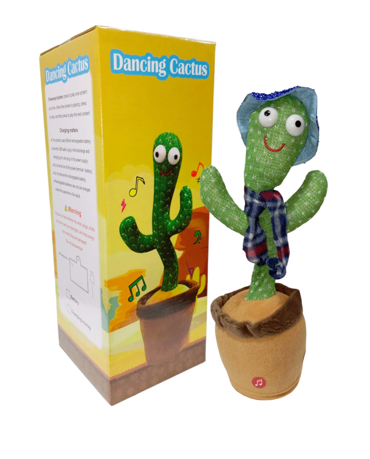 🌵🎤 ¡Cactus Bailarín Interactivo que Habla y Baila! 🎤🌵