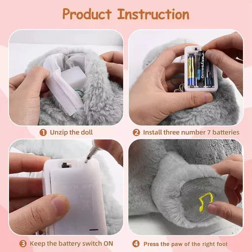 Peluche Luminoso de Relajación - ¡El Compañero Perfecto para un Sueño Tranquilo!