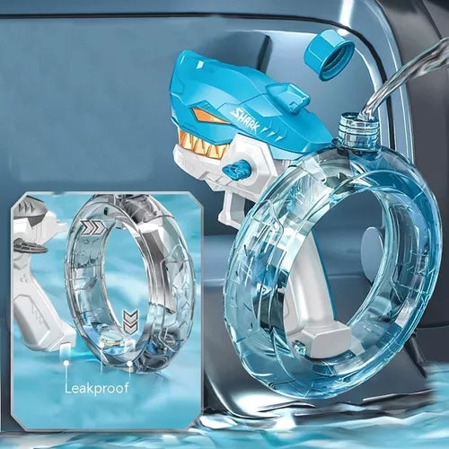 Pistola de Agua Eléctrica en forma de Tiburón – ¡La más poderosa del verano!