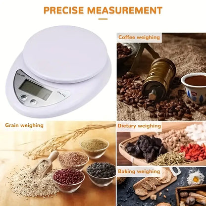 Gramera digital con recipiente