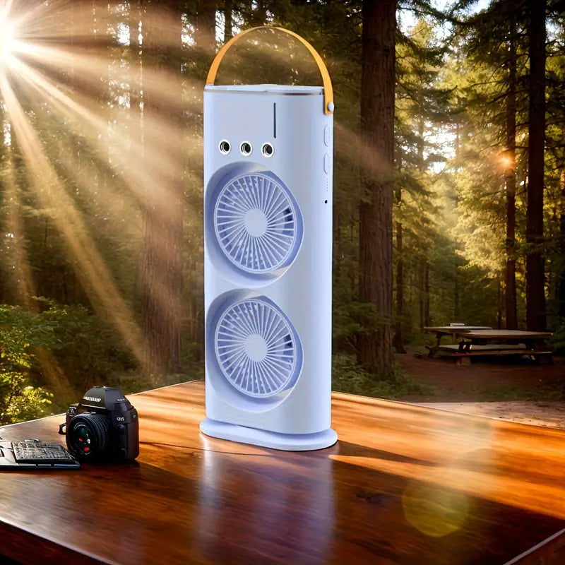 Ventilador de Pulverización Doble de Torre con Humidificador