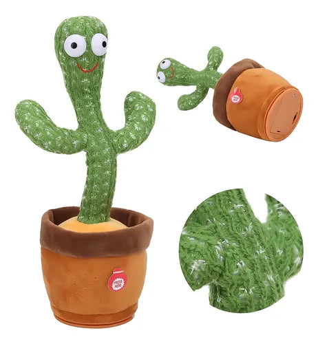🌵🎤 ¡Cactus Bailarín Interactivo que Habla y Baila! 🎤🌵