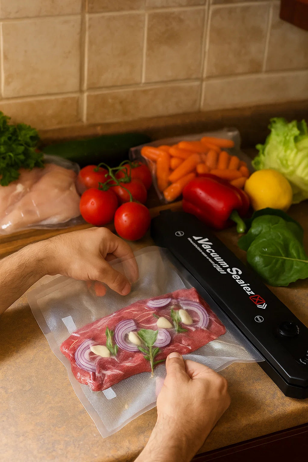 Maquina Selladora al Vacío para Alimentos