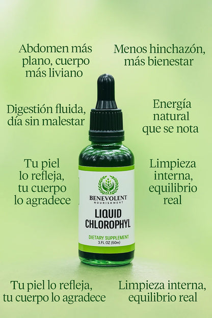 Clorofila Benevolent Natural en Gotas