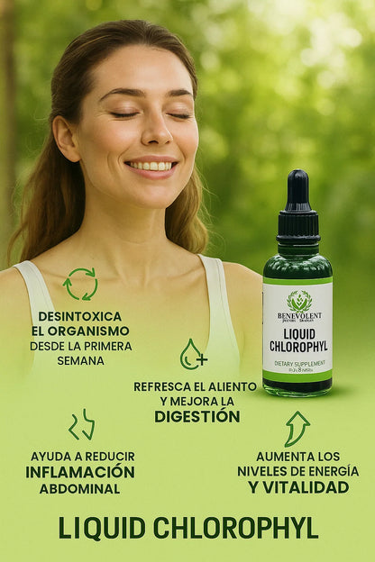 Clorofila Benevolent Natural en Gotas