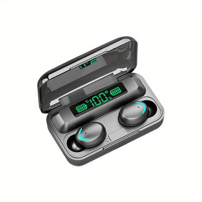 Audífonos Bluetooth F9 con indicador de carga