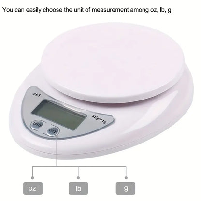 Gramera digital con recipiente