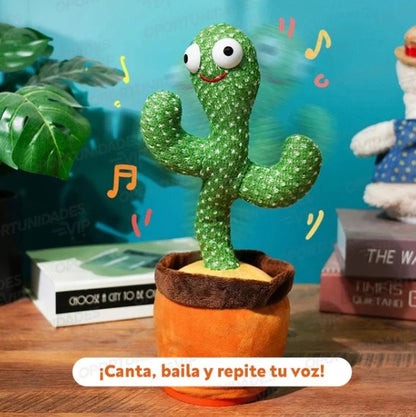 🌵🎤 ¡Cactus Bailarín Interactivo que Habla y Baila! 🎤🌵