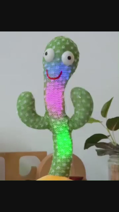 🌵🎤 ¡Cactus Bailarín Interactivo que Habla y Baila! 🎤🌵