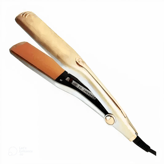 Pack de Belleza: Plancha para Cabello Ancha RE 2077 + Masajeador Facial Eléctrico